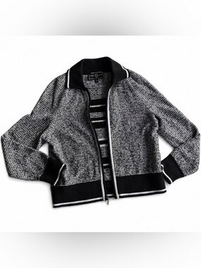 St John Sport Knit Jacket and Sleeveless Top Set Petite P